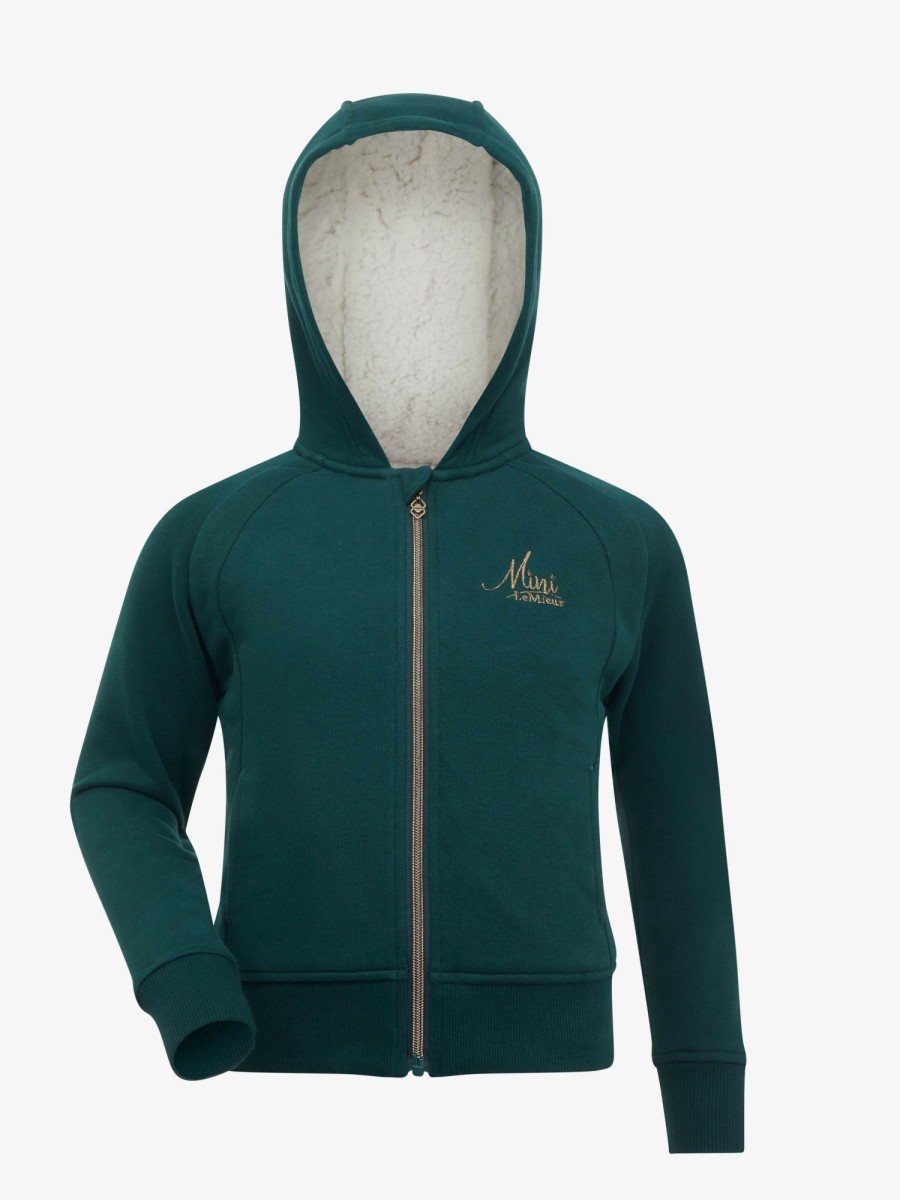 Clothing LeMieux Hoodies & Jumpers | Mini Sherpa Lined Lily Hoodie Spruce