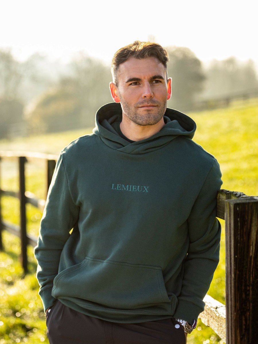 Clothing LeMieux Hoodies & Jumpers | Lemieux Mens Hoodie Spruce