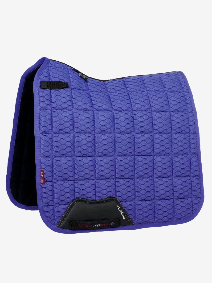 Saddle Pads LeMieux | Carbon Mesh Dressage Square Bluebell Large