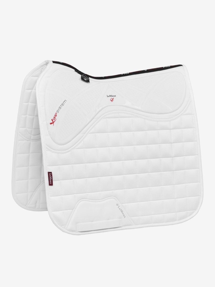 Saddle Pads LeMieux | X-Grip Silicone Dressage Square White Large