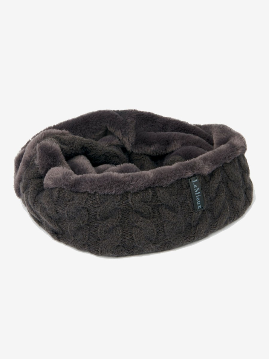 Clothing LeMieux Scarves & Snoods | Cable Knit Snood Liquorice One Size