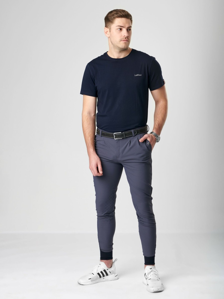 Clothing LeMieux Breeches | Mens Elite Classic Pleated Breech Flint