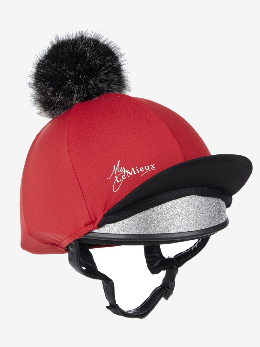 Clothing LeMieux Hat Silks | Pom Hat Silk Chilli One Size