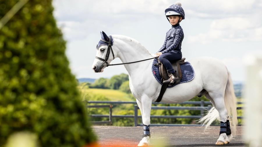 Saddle Pads LeMieux | Mini Suede Jump Square Indigo Mini