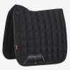 Saddle Pads LeMieux | Carbon Mesh Dressage Square Black Large