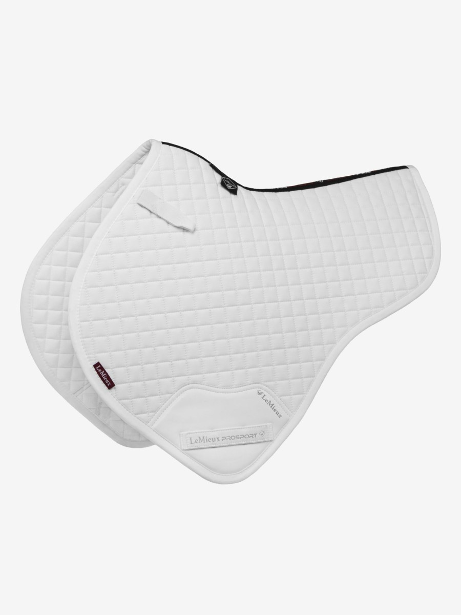 Saddle Pads LeMieux | Cotton Close Contact Half Square White Large