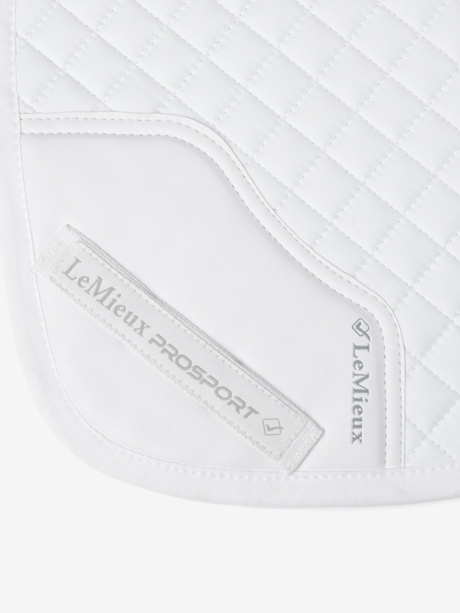 Saddle Pads LeMieux | Cotton Close Contact Half Square White Large