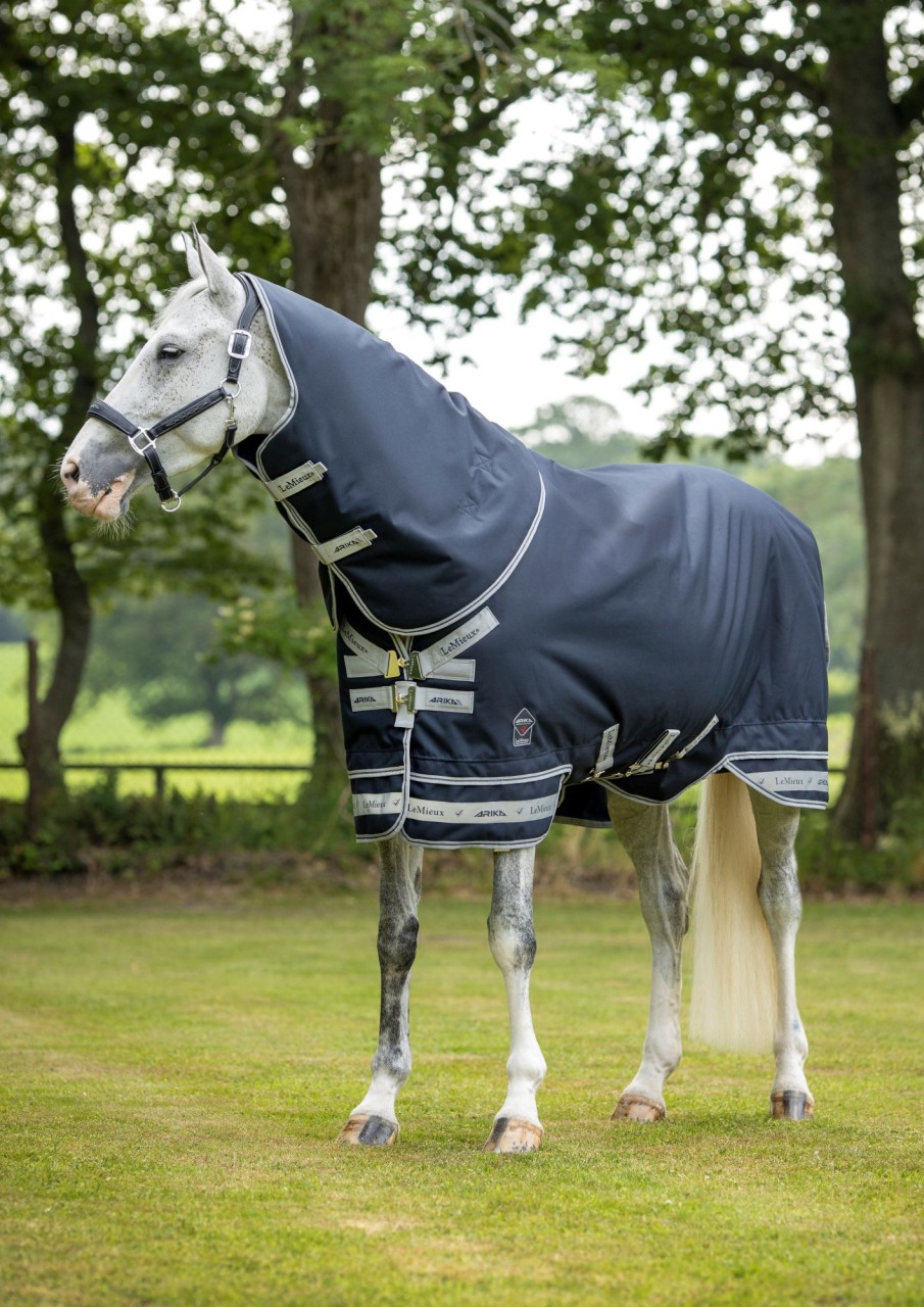 Horse LeMieux Turnout Rugs | Arika Featherweight Rug 0G Navy