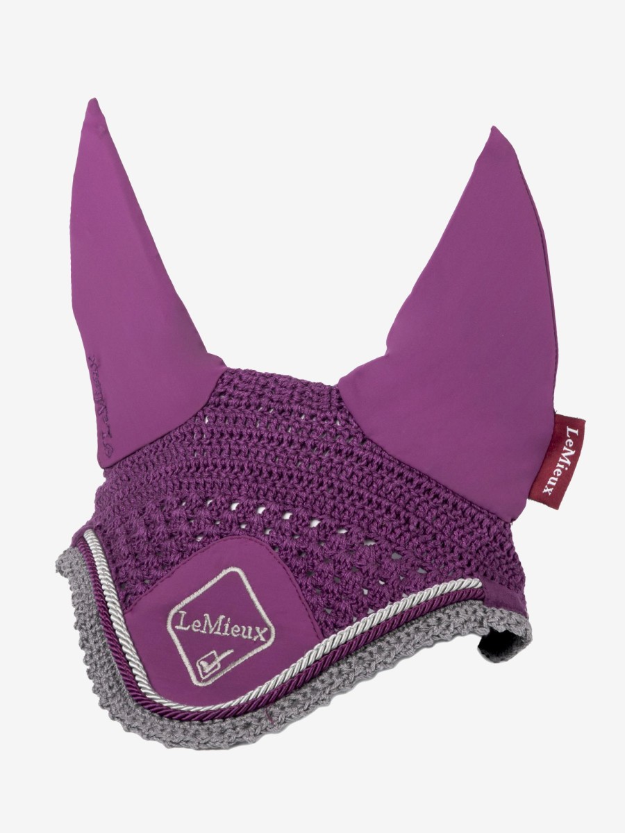 Horse LeMieux Classic Fly Hoods | Classic Fly Hood Plum