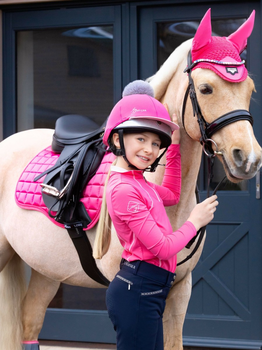 Clothing LeMieux Leggings & Breeches | Young Rider St Tropez Breech Indigo