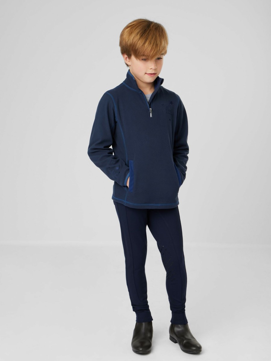 Clothing LeMieux Hoodies & Jumpers | Mini Mari Micro Fleece Navy