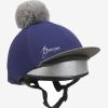 Clothing LeMieux Hat Silks | Pom Hat Silk Ink Blue One Size