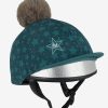 Clothing LeMieux Hat Silks | Mini Hat Silk Spruce One Size