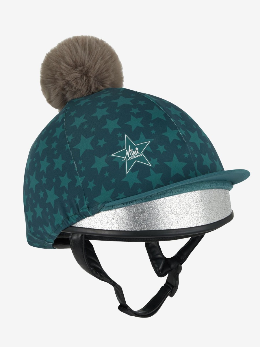 Clothing LeMieux Hat Silks | Mini Hat Silk Spruce One Size