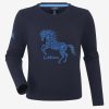 Clothing LeMieux Shirts & Tops | Mini Jamie Long Sleeve Top Navy