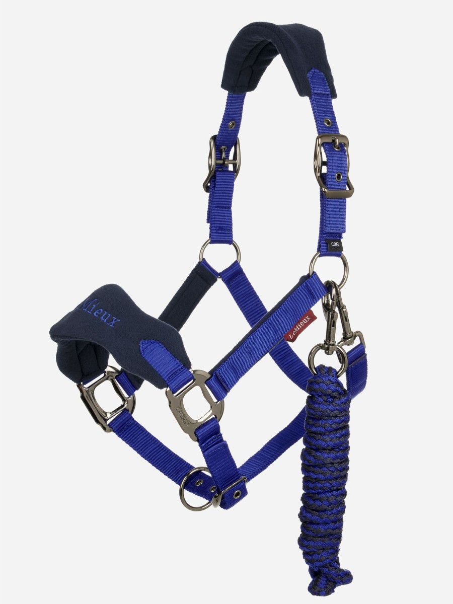 Horse LeMieux Vogue Headcollars | Vogue Headcollar & Leadrope Royal Blue