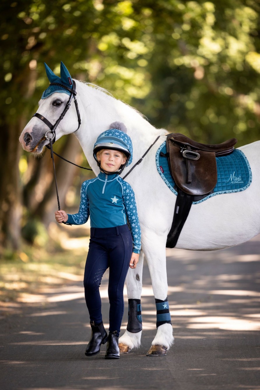 Horse LeMieux Pony Fly Hoods | Mini Fly Hood Marine