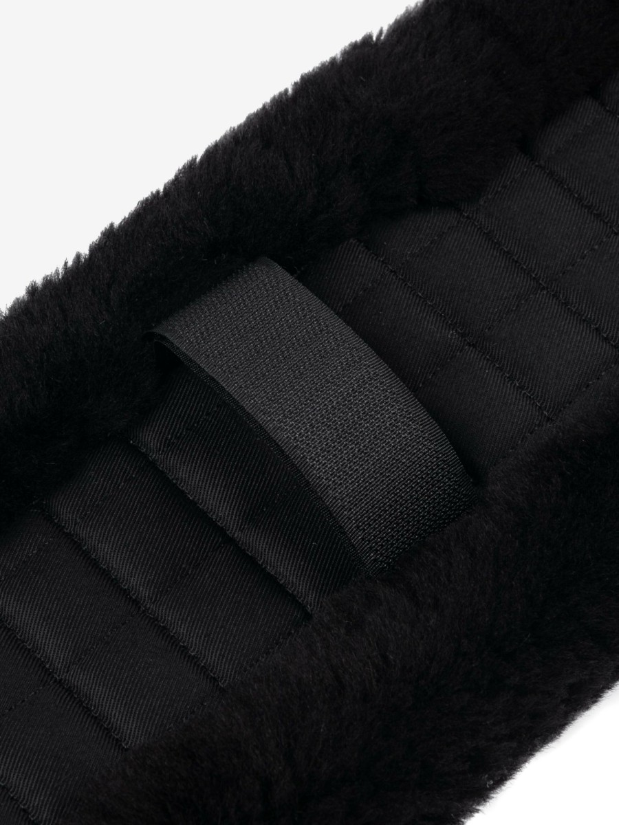 Horse LeMieux Girth Covers | Lambswool Gp Girth Cover Black