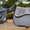 Saddle Pads LeMieux | Sports Grip Memory Half Pad Grey Large