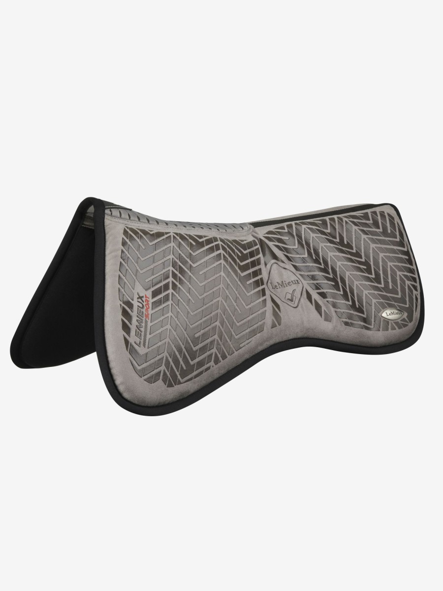 Saddle Pads LeMieux | Sports Grip Memory Half Pad Grey Large