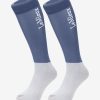 Clothing LeMieux Competition Wear | Competition Socks Ice Blue (Twin Pack)