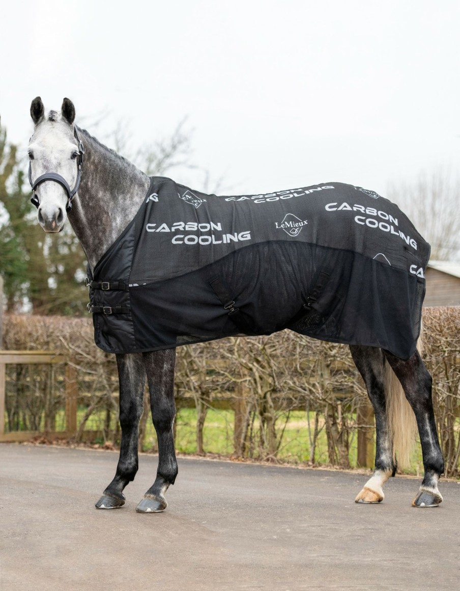 Horse LeMieux Cooler Rugs | Carbon Cooler Rug Black