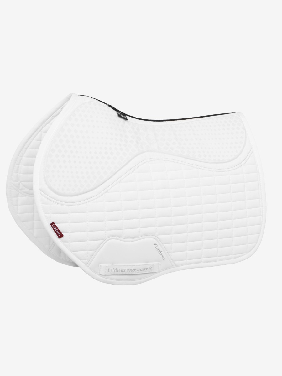 Saddle Pads LeMieux | Le Cool Grip Eurojump Pad White One Size