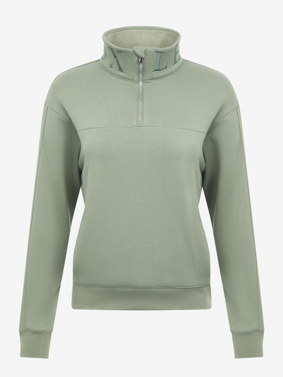 Clothing LeMieux Hoodies & Jumpers | Kali Quarter Zip Sweat Thyme