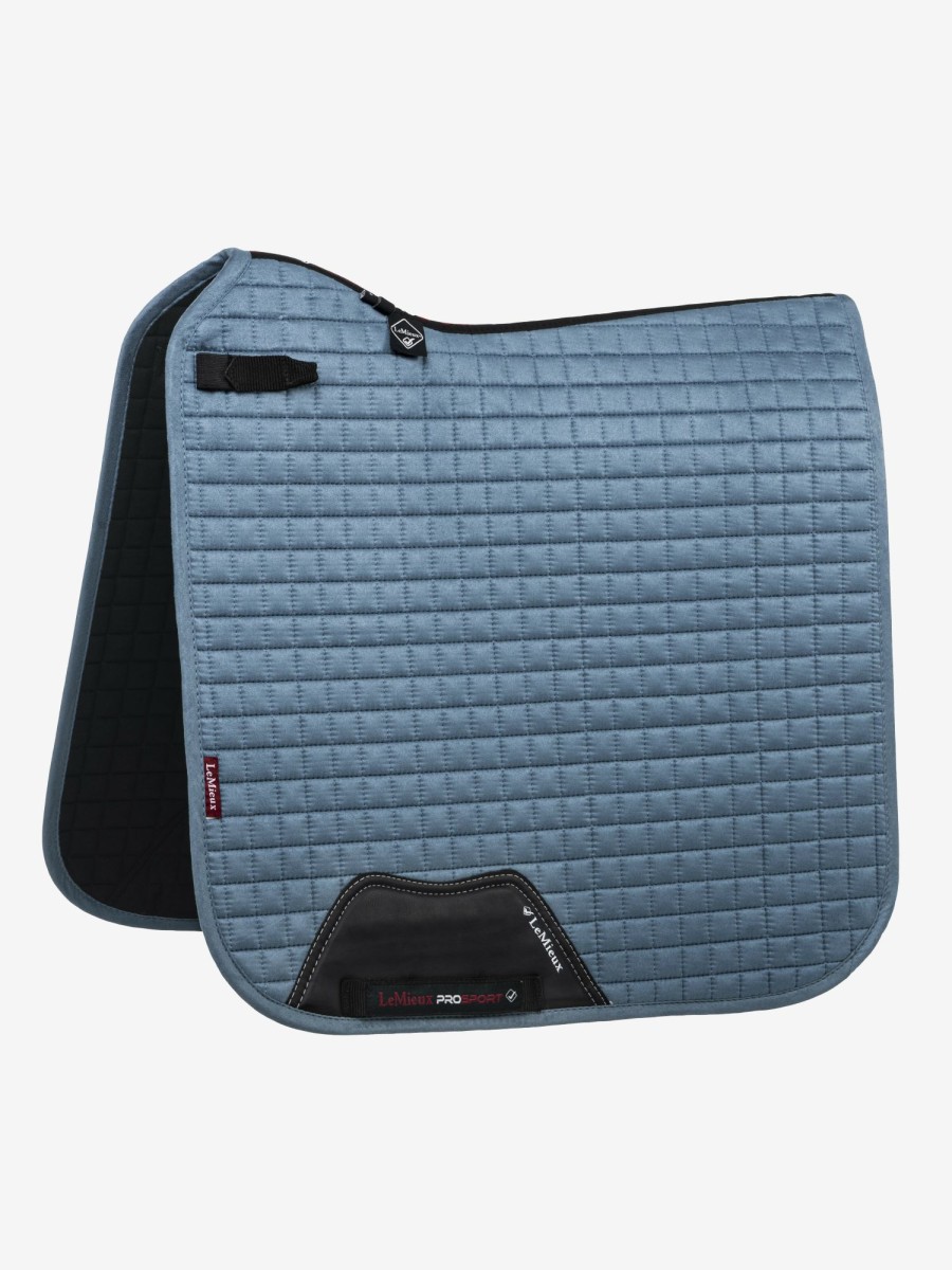 Saddle Pads LeMieux | Suede Dressage Square Ice Blue