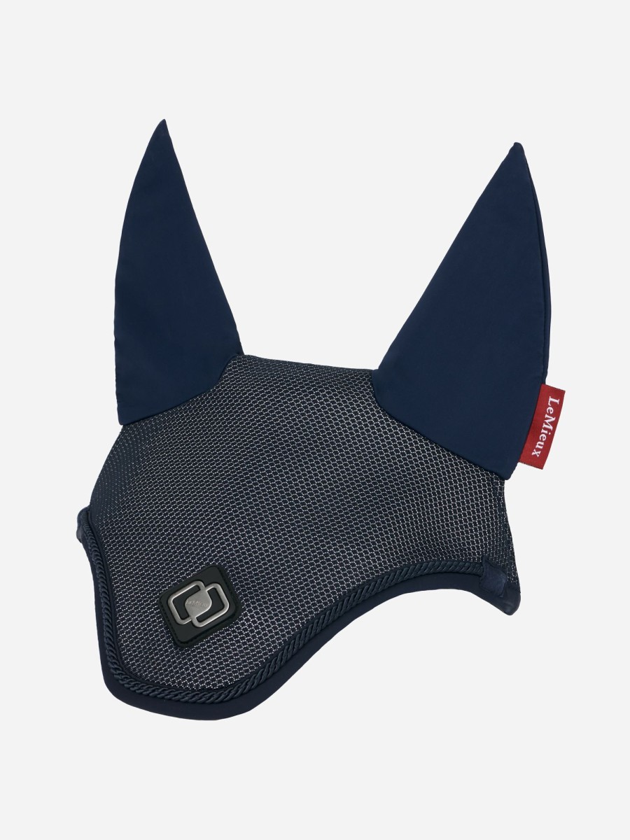 Horse LeMieux Ultra Mesh Fly Hoods | Ultra Mesh Fly Hood Dark Navy