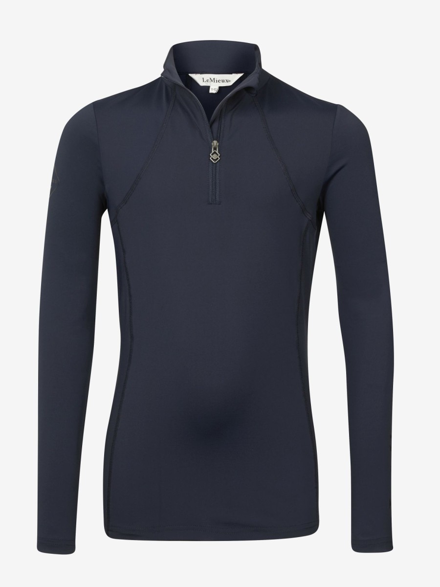 Clothing LeMieux Base Layers | Young Rider Base Layer Indigo