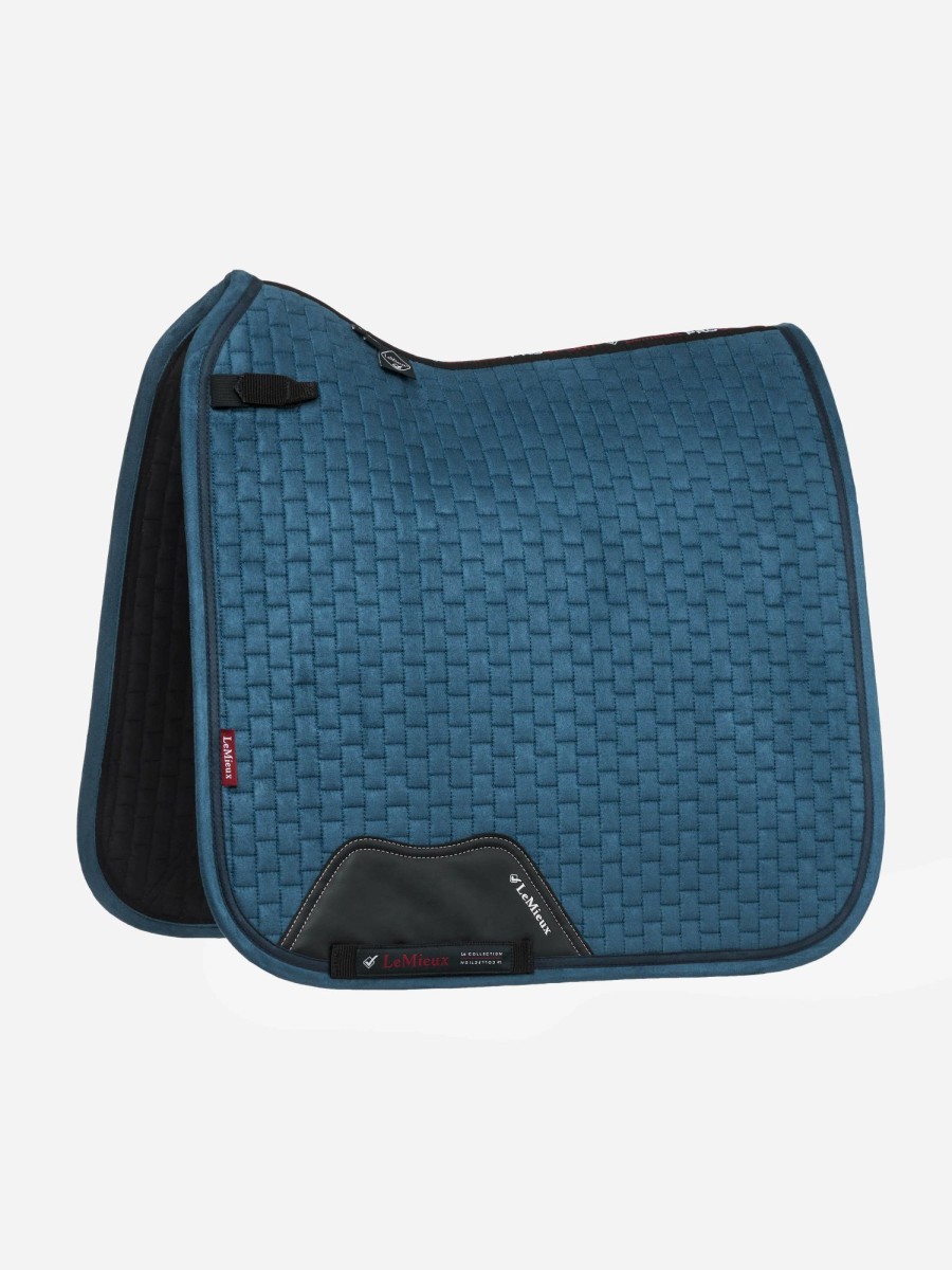 Saddle Pads LeMieux | Suede Dressage Square Atlantic