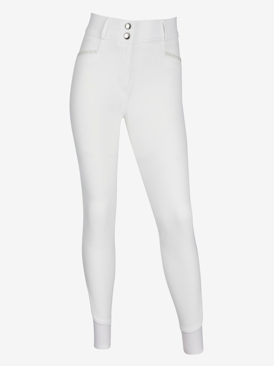 Clothing LeMieux Leggings & Breeches | Young Rider St Tropez Breech White