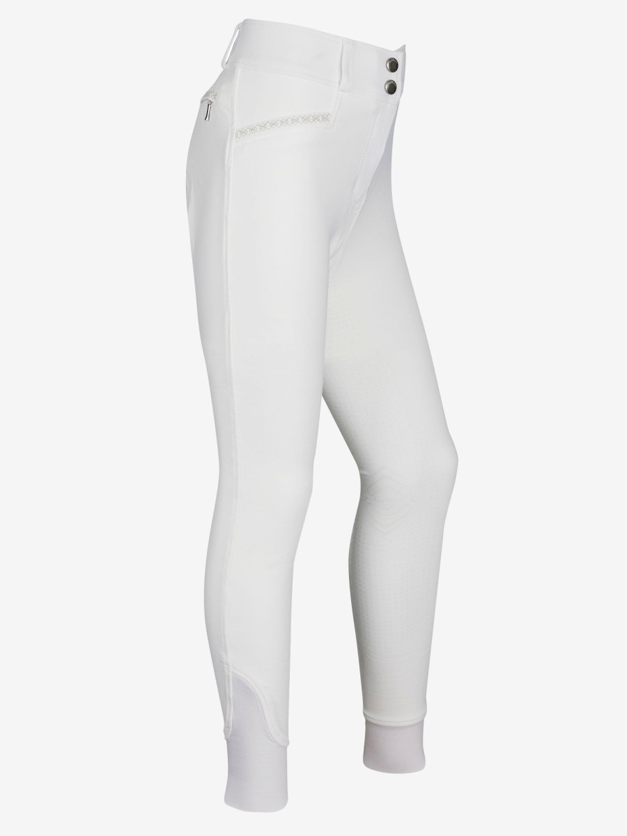 Clothing LeMieux Leggings & Breeches | Young Rider St Tropez Breech White