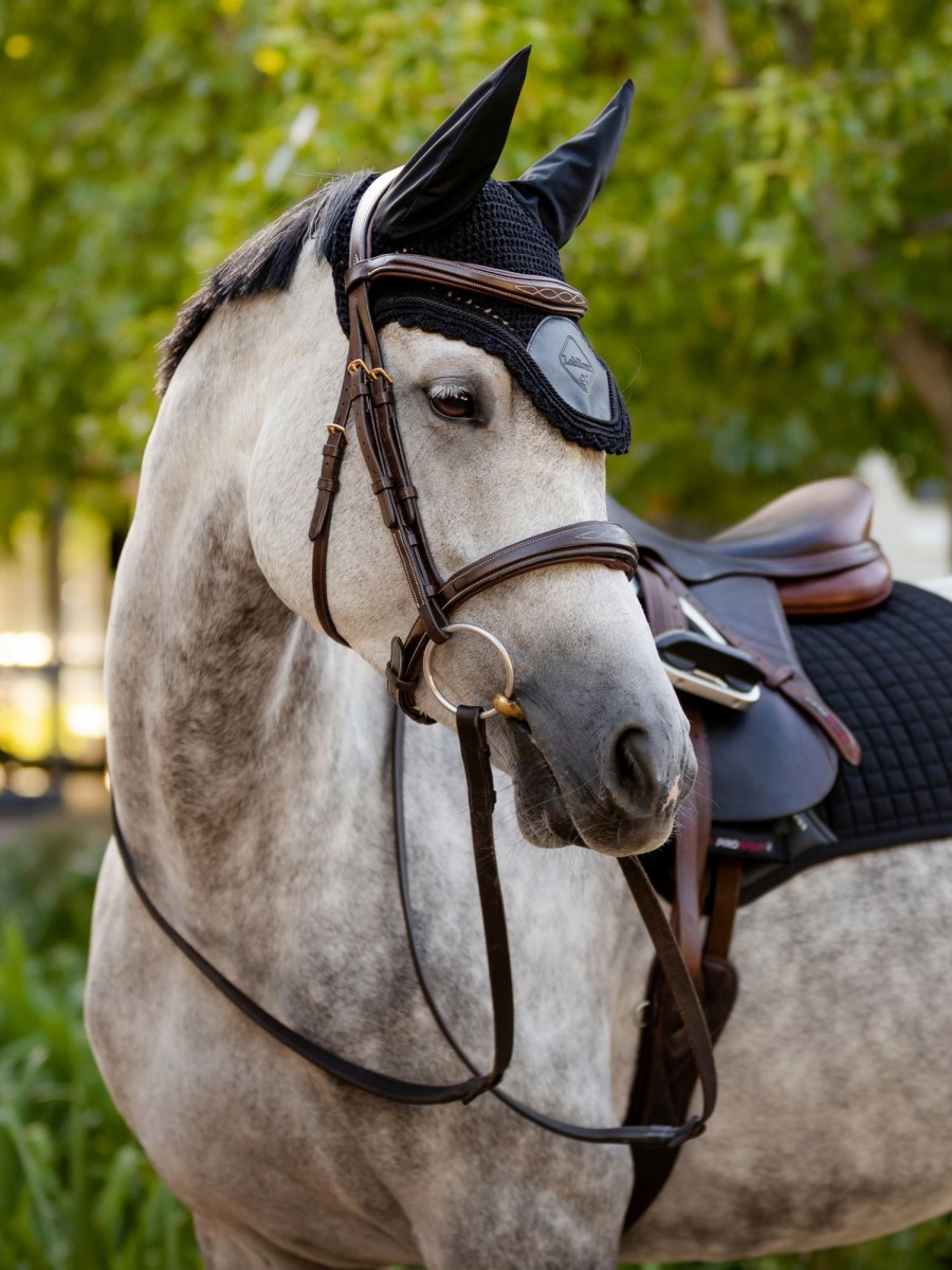 Horse LeMieux Elite Fly Hoods | Elite Fly Hood Black