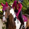 Horse LeMieux Classic Fly Hoods | Classic Fly Hood Mulberry