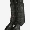 Horse LeMieux Support Boots | Ultra Mesh Snug Boots Front Black