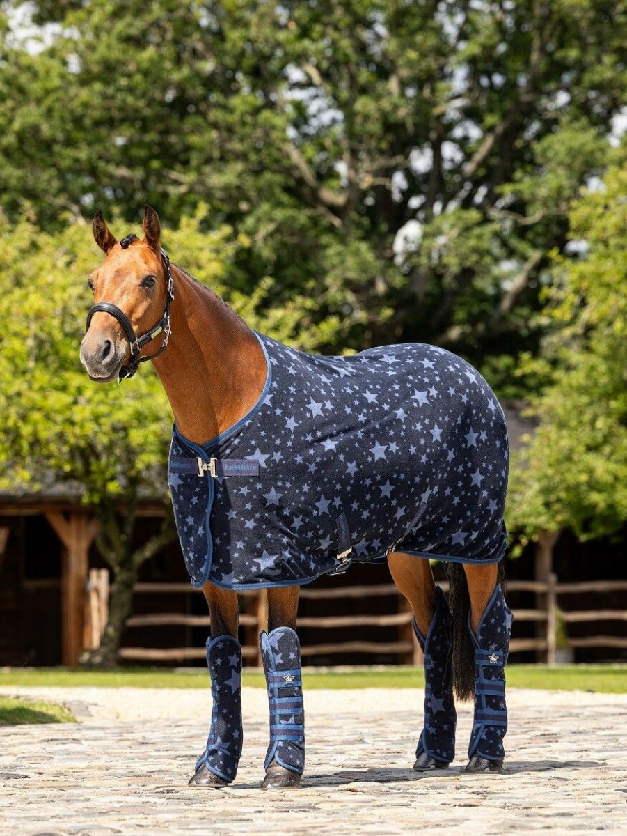 Horse LeMieux Travel Boots | Pony Fleece Travel Wraps Atlantic