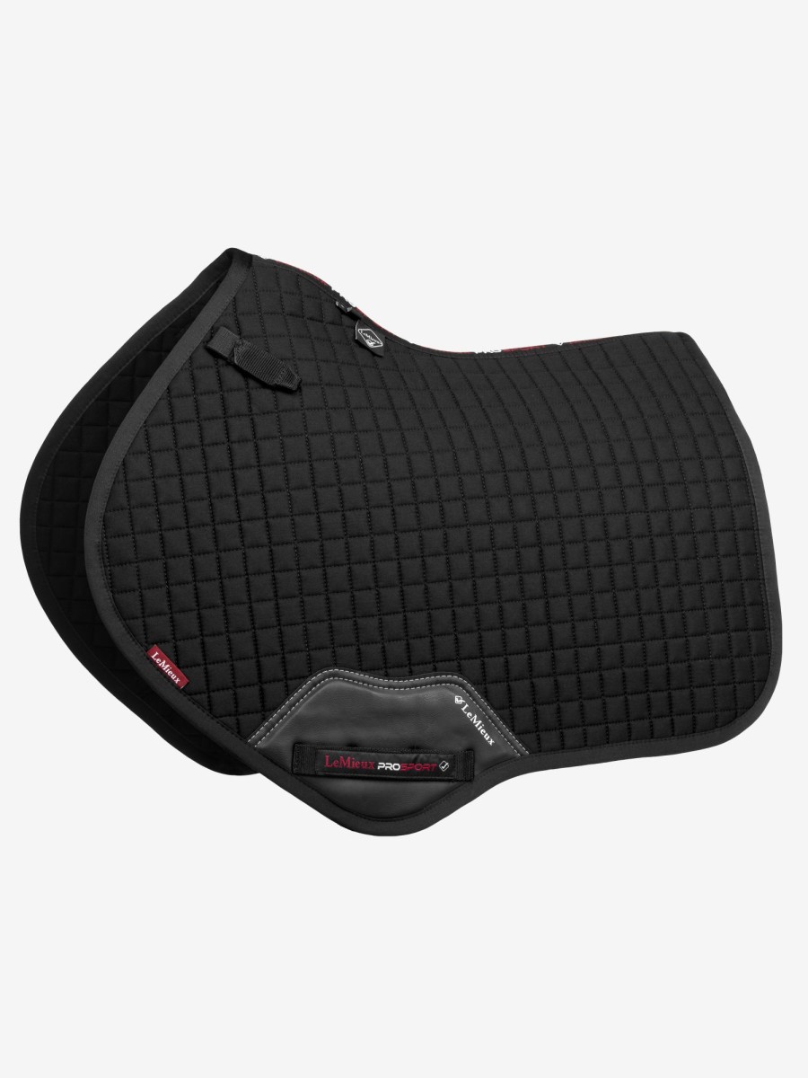 Saddle Pads LeMieux | Cotton Close Contact Square Black