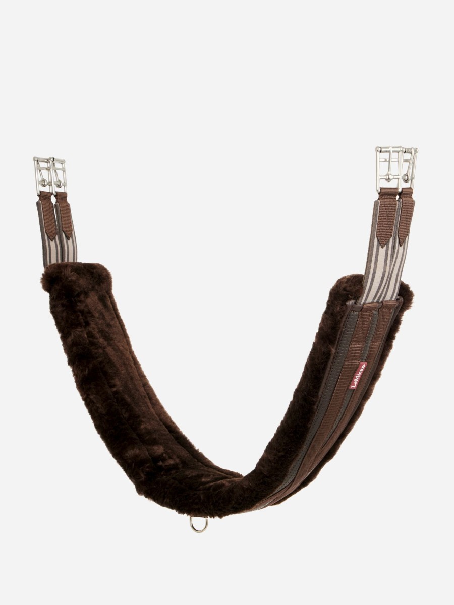 Horse LeMieux Girths | Fleece Lined Anatomic Girth Brown/Brown