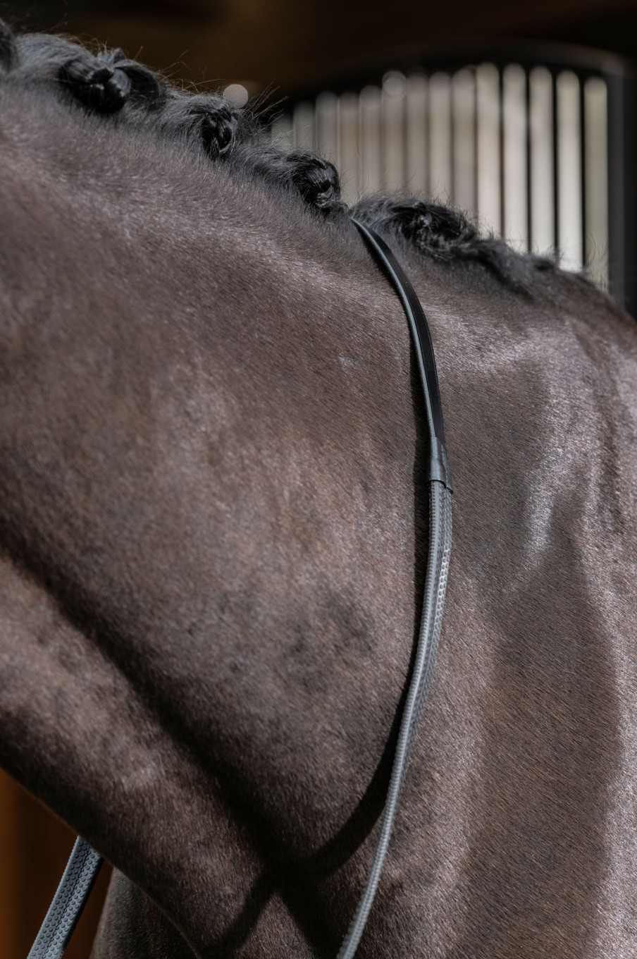 Horse LeMieux Reins | Rubber Reins Black