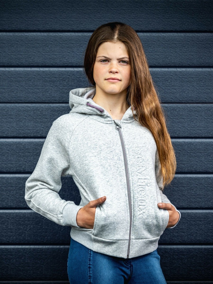 Clothing LeMieux Hoodies & Jumpers | Young Rider Hollie Hoodie Grey