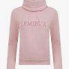 Clothing LeMieux Hoodies & Jumpers | Adele Funnel Neck Sweat Pink Quartz