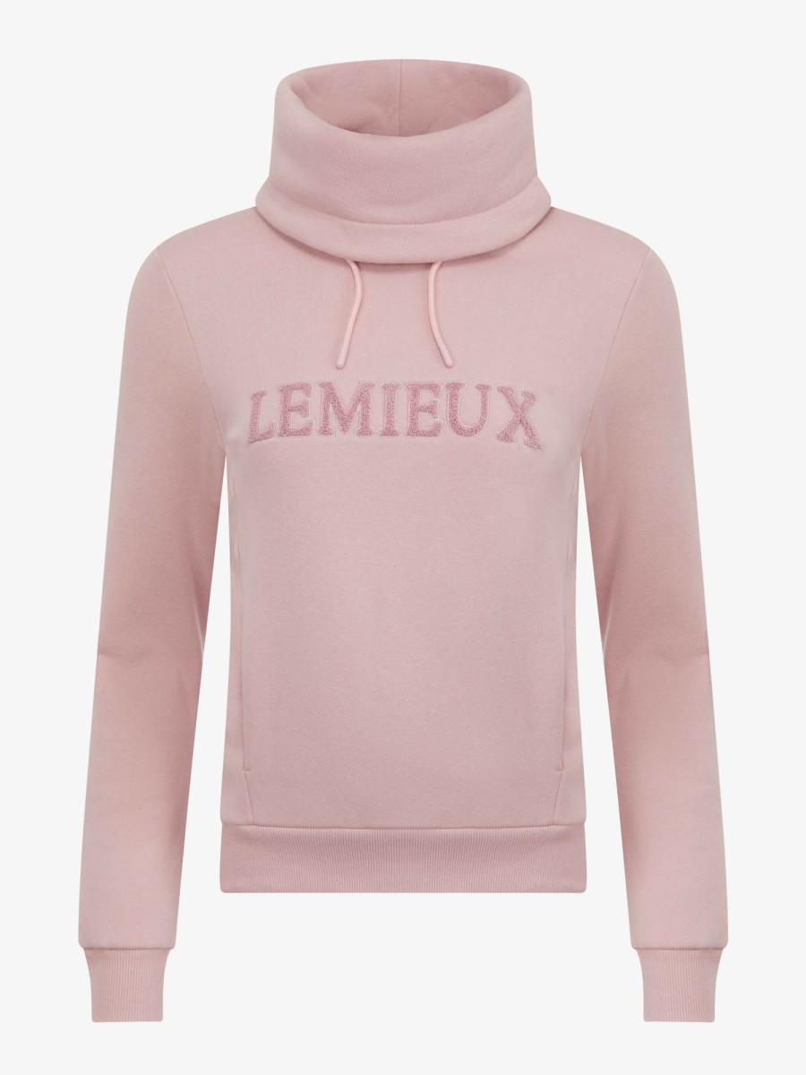 Clothing LeMieux Hoodies & Jumpers | Adele Funnel Neck Sweat Pink Quartz