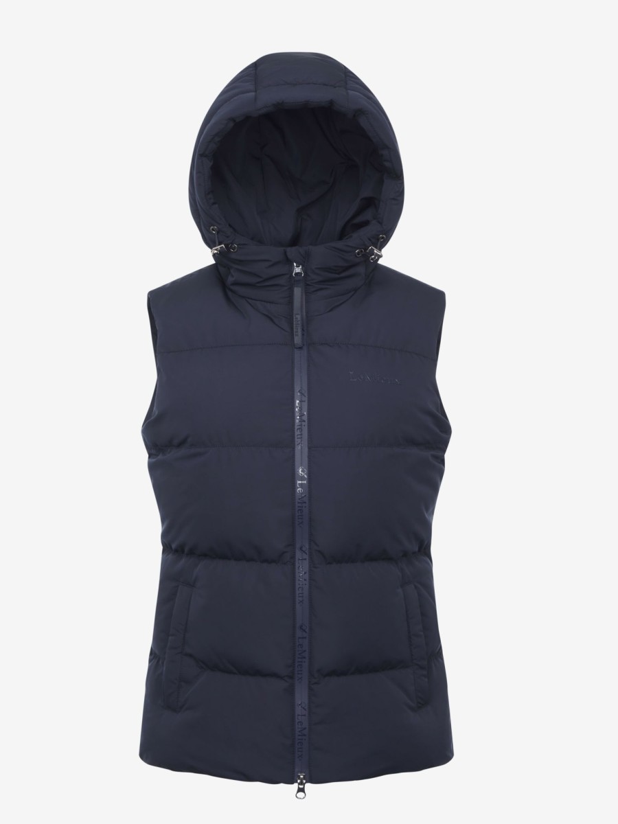 Clothing LeMieux Coats & Jackets | Kenza Puffer Gilet Navy