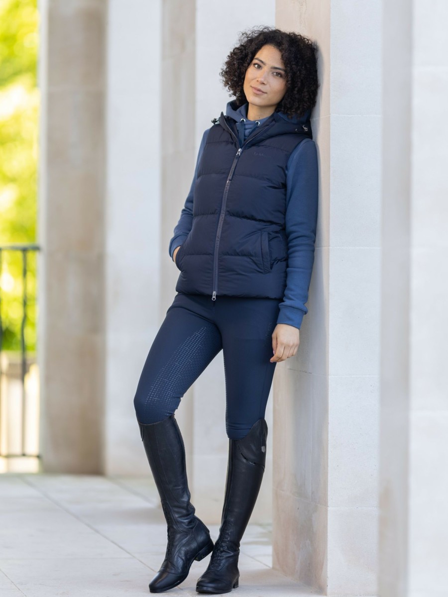 Clothing LeMieux Coats & Jackets | Kenza Puffer Gilet Navy