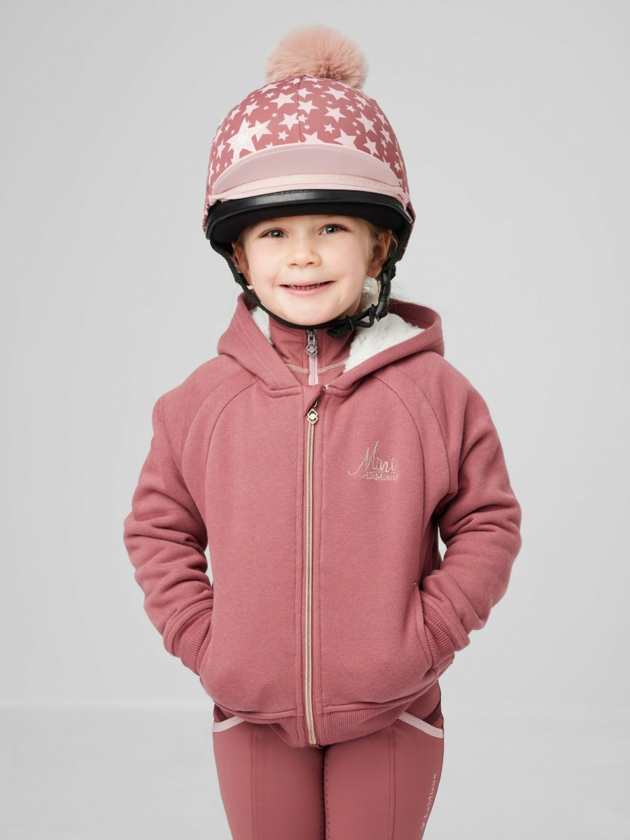 Clothing LeMieux Hoodies & Jumpers | Mini Sherpa Lined Lily Hoodie Orchid