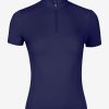 Clothing LeMieux Base Layers | Short Sleeve Base Layer Navy