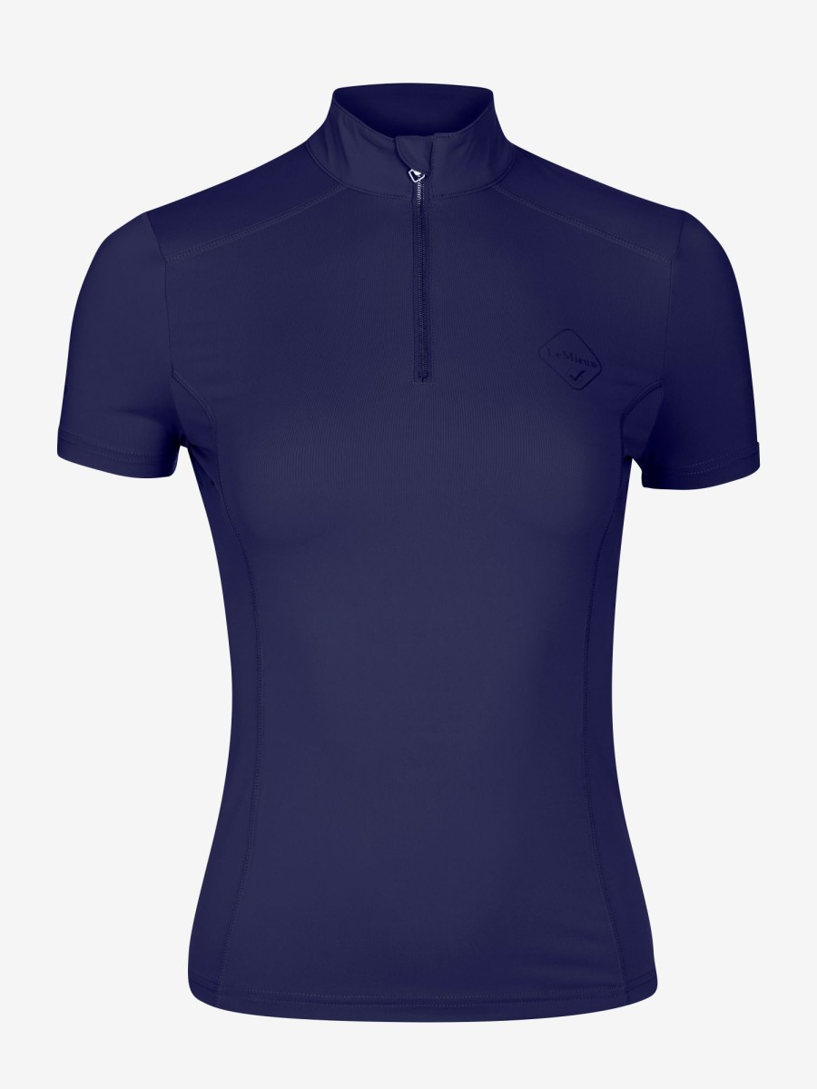 Clothing LeMieux Base Layers | Short Sleeve Base Layer Navy