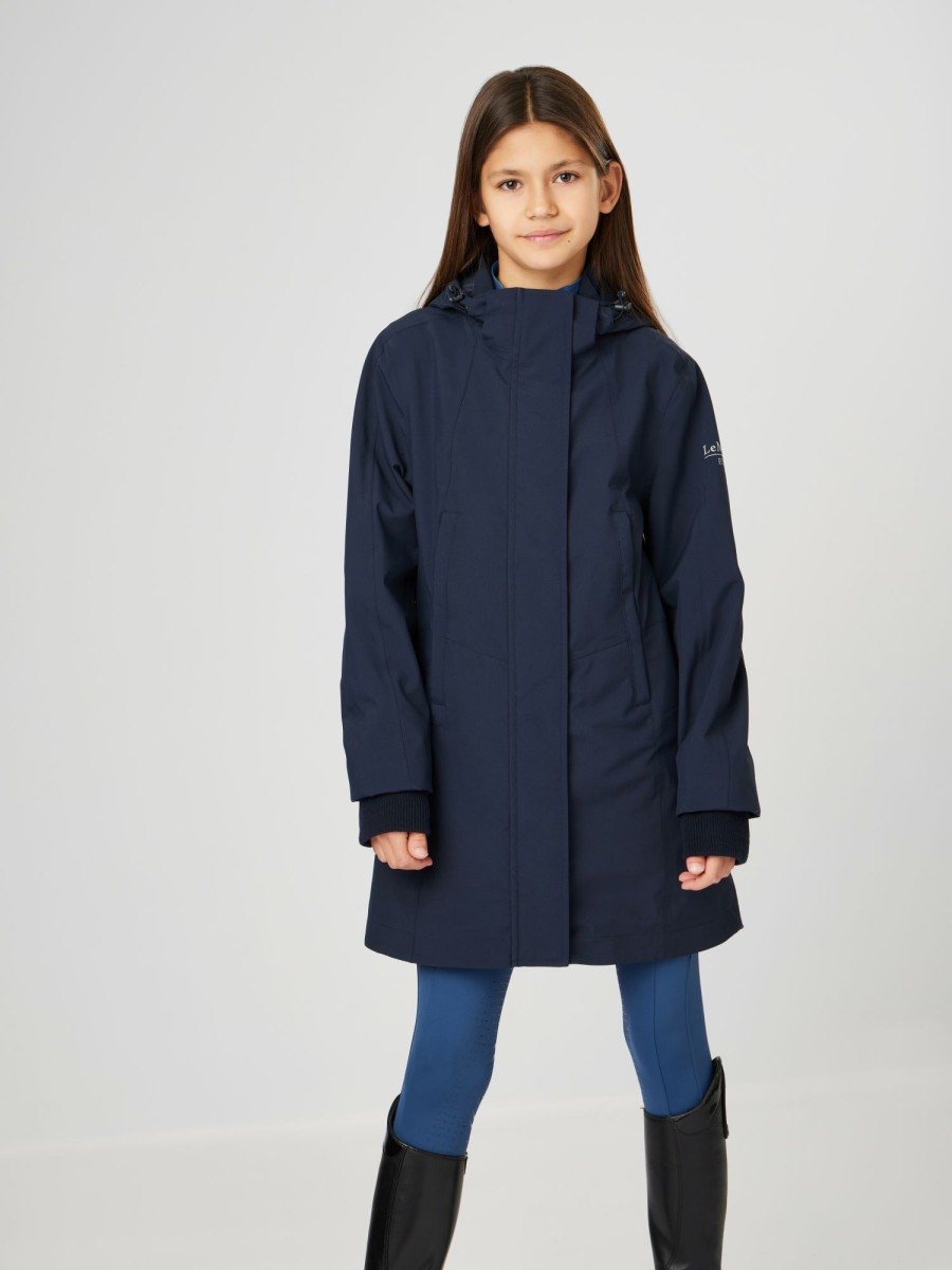 Clothing LeMieux Coats & Jackets | Junior Pro Waterproof Coat Navy